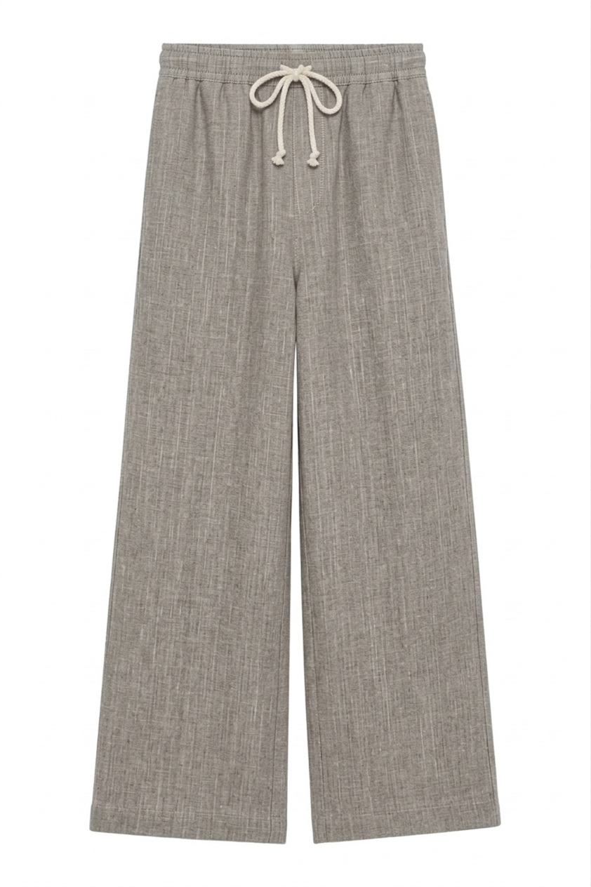 Linen Wide Leg Pants