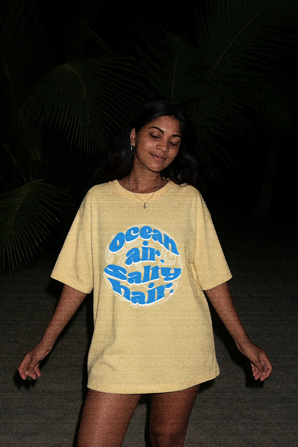 Ocean air salty hair
