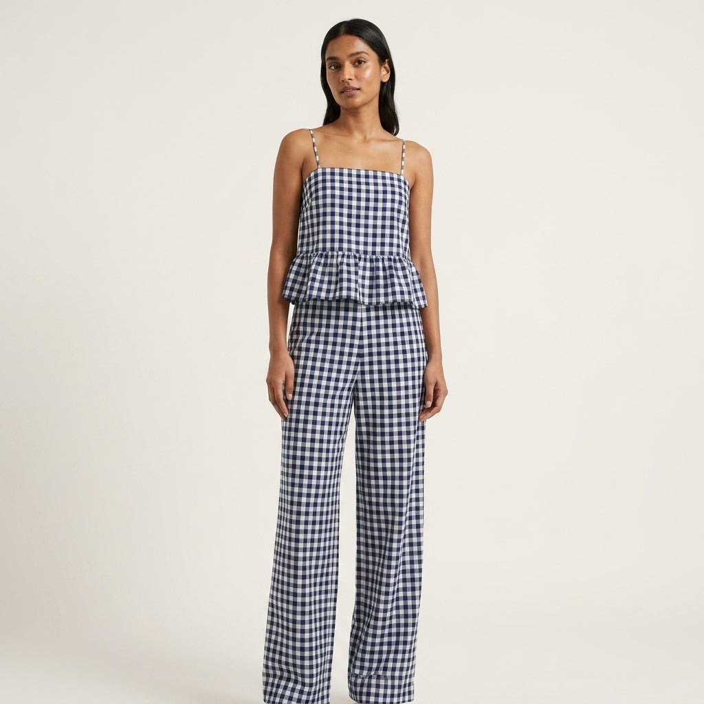 Co-ord Set with Checker Pattern
